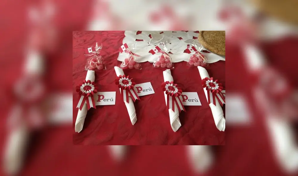 Hay diversas formas de crear novedosos adornos o decorativos con la temática de las Fiestas Patrias. (Foto: Referencial)