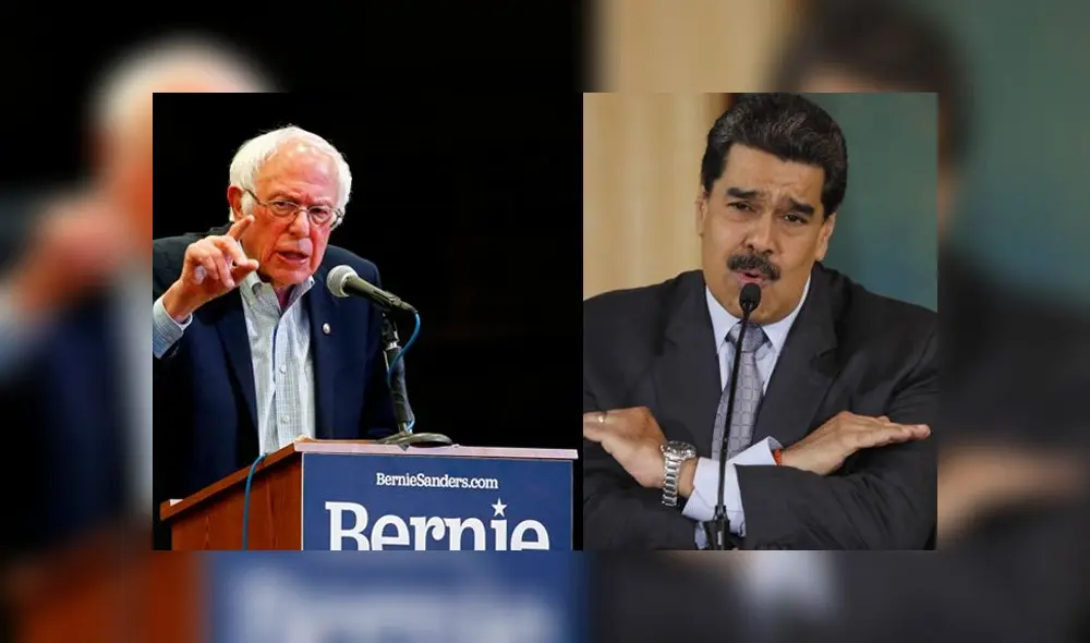 Sanders le dice a Maduro "dictador". Foto: Composición. Sanders le dice a Maduro "dictador". Foto: Composición.