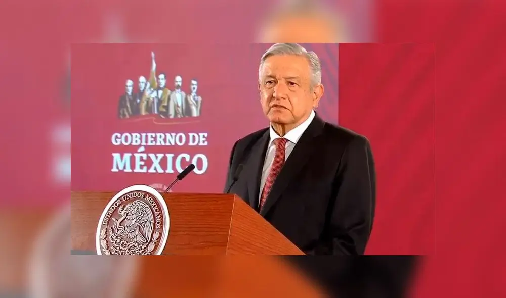 Durante la conferencia del presidente de México se confirmó el primer caso de coronavirus en el país. Foto: Difusión.