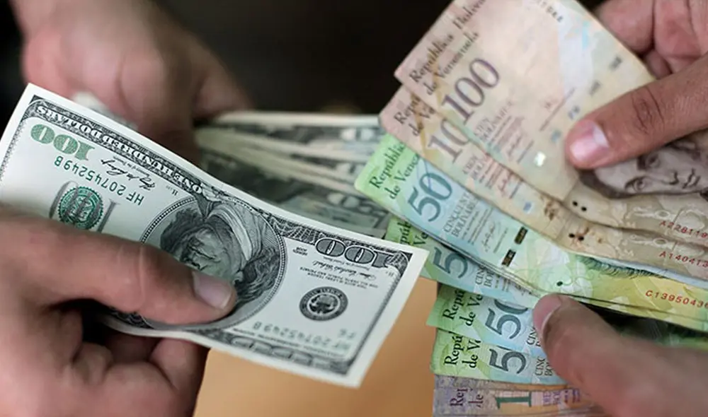 El precio del dólar en Venezuela, según DolarToday. Foto: AFP El precio del dólar en Venezuela, según DolarToday. Foto: AFP
