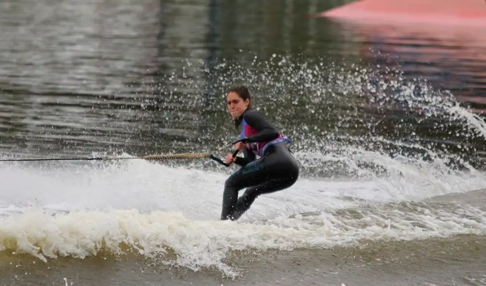 La atleta peruana logró acceder a la final de figuras en esquí acuático en los Juegos Lima 2019 | FOTO: Comité Olímpico Peruano. La atleta peruana logró acceder a la final de figuras en esquí acuático en los Juegos Lima 2019 | FOTO: Comité Olímpico Peruano.