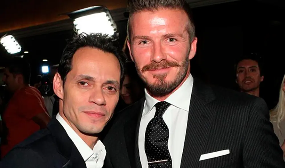 David Beckham y Marc Anthony (Foto: Oficial Marc Anthony)) David Beckham y Marc Anthony (Foto: Oficial Marc Anthony))
