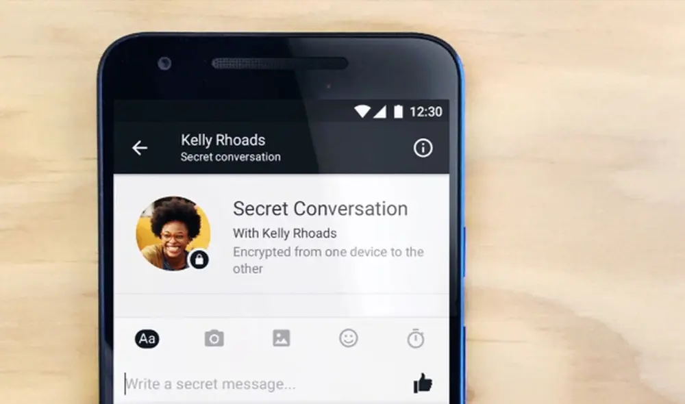 Los chats secretos brindan confidencialidad a tus mensajes. | Foto: Facebook