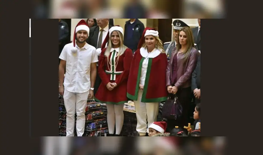 Jeanine Áñez dijo que Bolivia vivirá una Navidad especial por conseguir la paz. Foto: Difusión. Jeanine Áñez dijo que Bolivia vivirá una Navidad especial por conseguir la paz. Foto: Difusión.