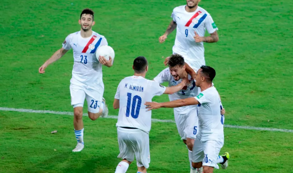 Paraguay venció 1-0 Venezuela por la fecha 2 de las Eliminatorias Qatar 2022. Foto: Twitter / @Albirroja