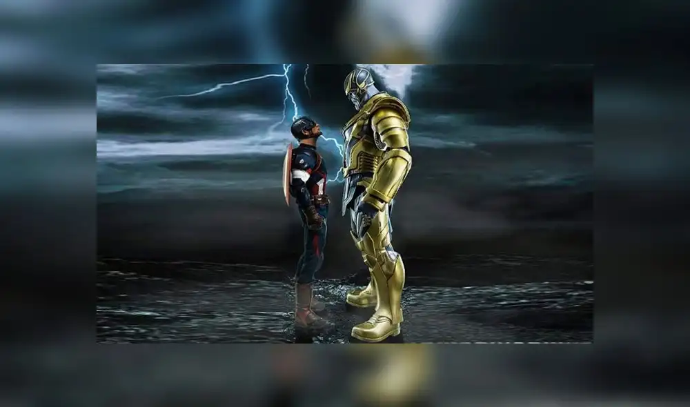 Avengers Endgame: Thanos casi le corta el brazo al Capitán América  [VIDEO]