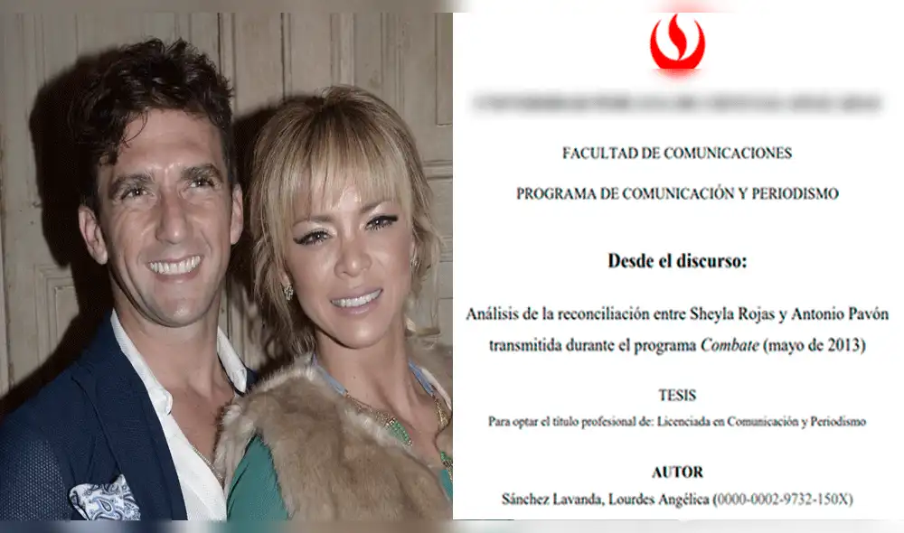 Tesis de Sheyla Roja y Antonio Pavón: estas son las reacciones en redes sociales
