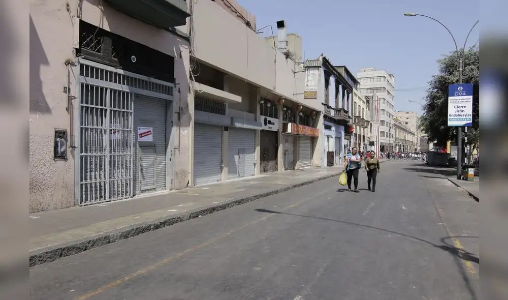 Galerías comerciales del ''Barrio Chino'' permanecen clausuradas. [FOTO]