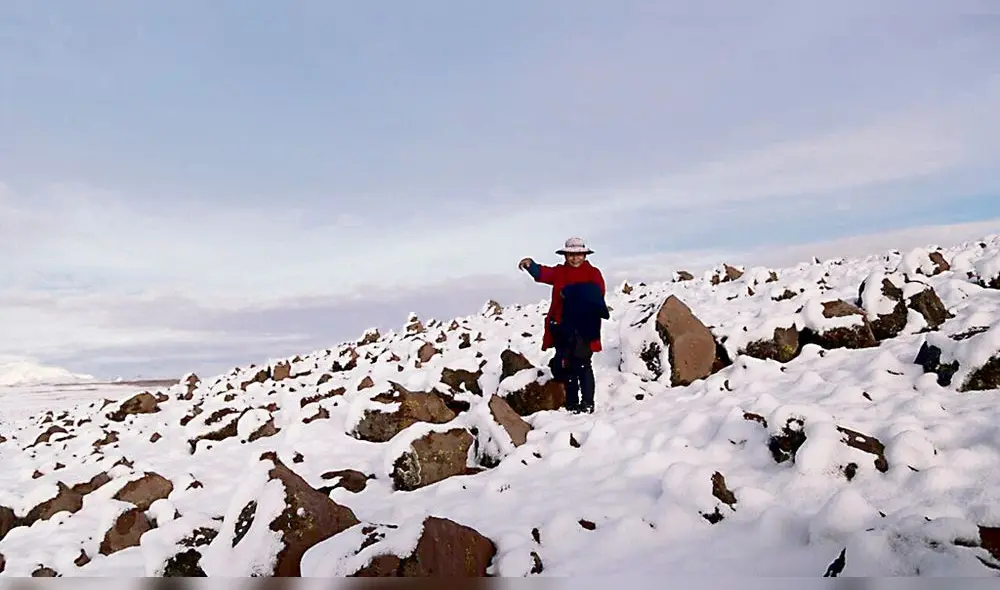 Senamhi prevé nevadas en algunas localidades de Arequipa, Cusco y Apurímac Senamhi prevé nevadas en algunas localidades de Arequipa, Cusco y Apurímac