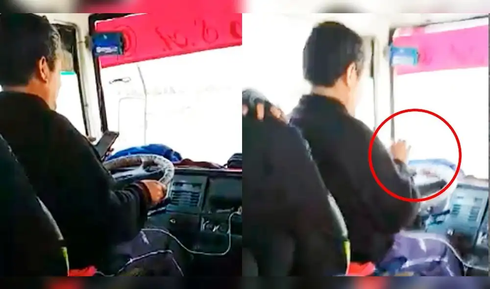 Arequipa. Conductor es captado por usuario de Facebook mientras manipulaba celular poniendo en riesgo a pasajeros. Arequipa. Conductor es captado por usuario de Facebook mientras manipulaba celular poniendo en riesgo a pasajeros.