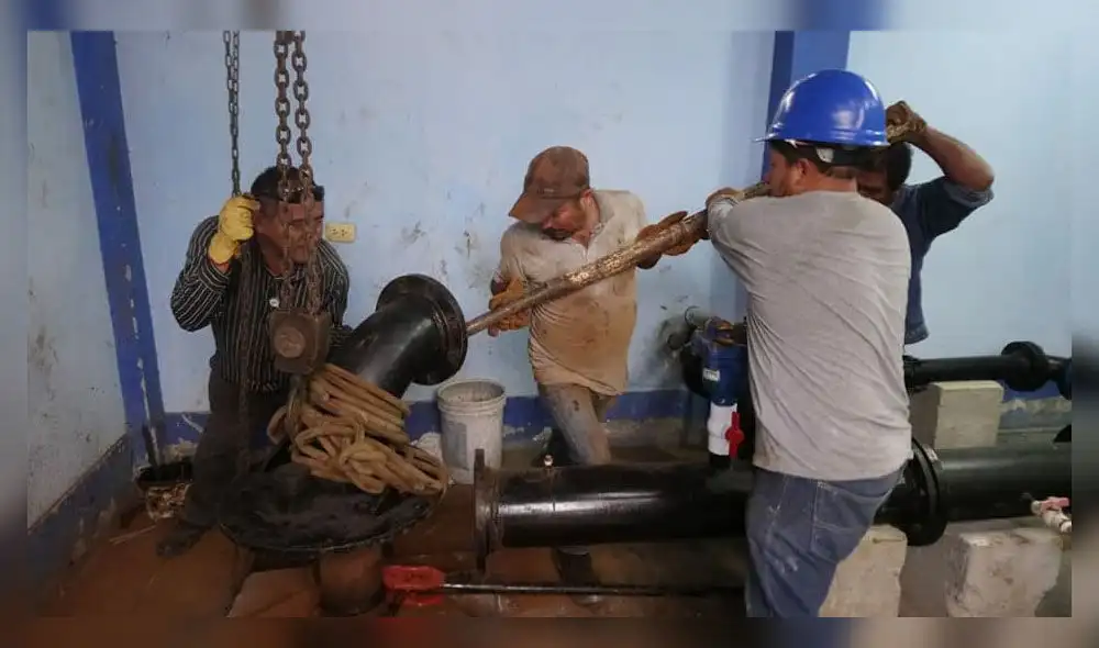 Chiclayo: restablecen suministro de agua en distrito de Reque Chiclayo: restablecen suministro de agua en distrito de Reque