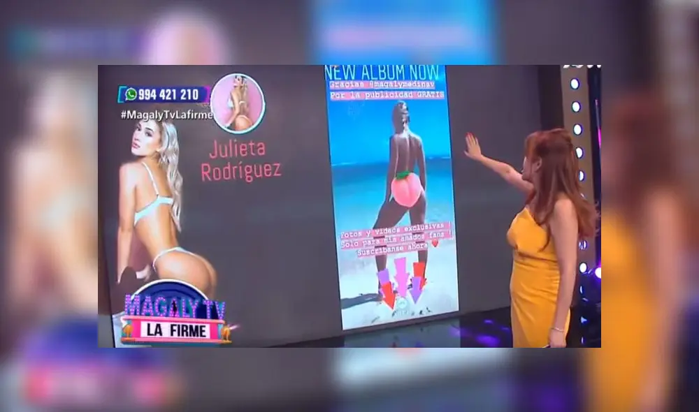 Denuncian a ATV por difundir fotos íntimas de Julieta Rodríguez en horario de protección al menor