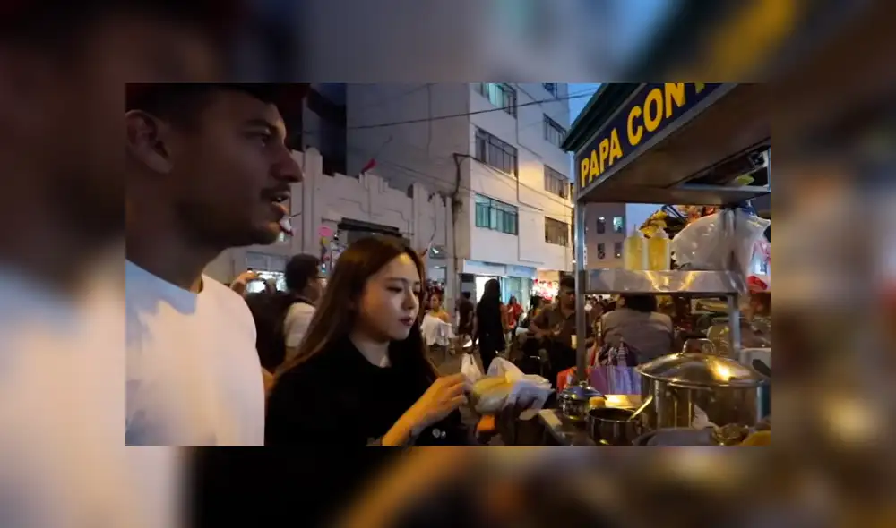YouTube viral: 'Tía Veneno' sorprende con su sazón a chica coreana que paseaba por Perú [VIDEO]