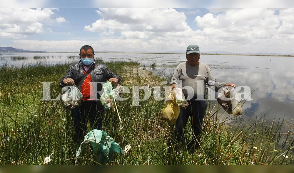 Las aguas del río Coata, principal afluente del lago Titicaca, reciben los desagües que produce la ciudad de Juliaca.