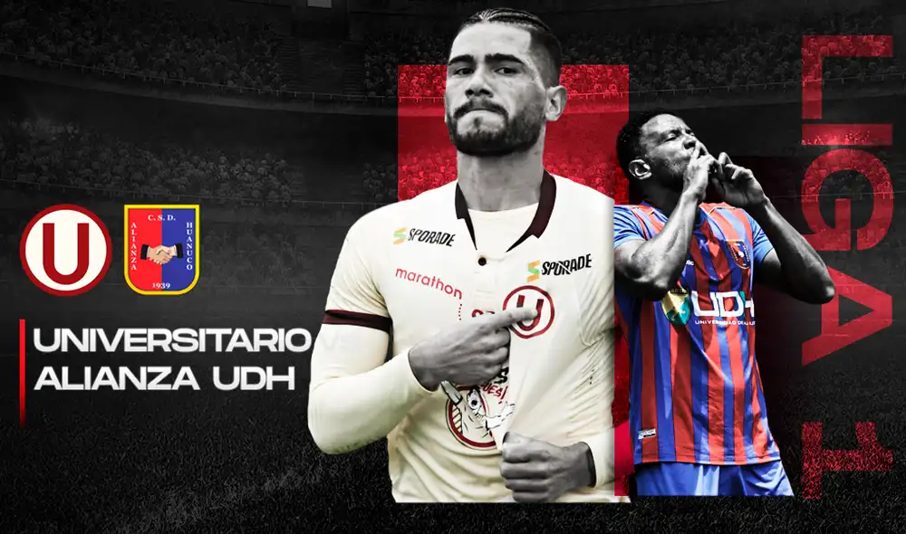Universitario vs. Alianza UDH EN VIVO por la Liga 1. Composición: Fabrizio Oviedo