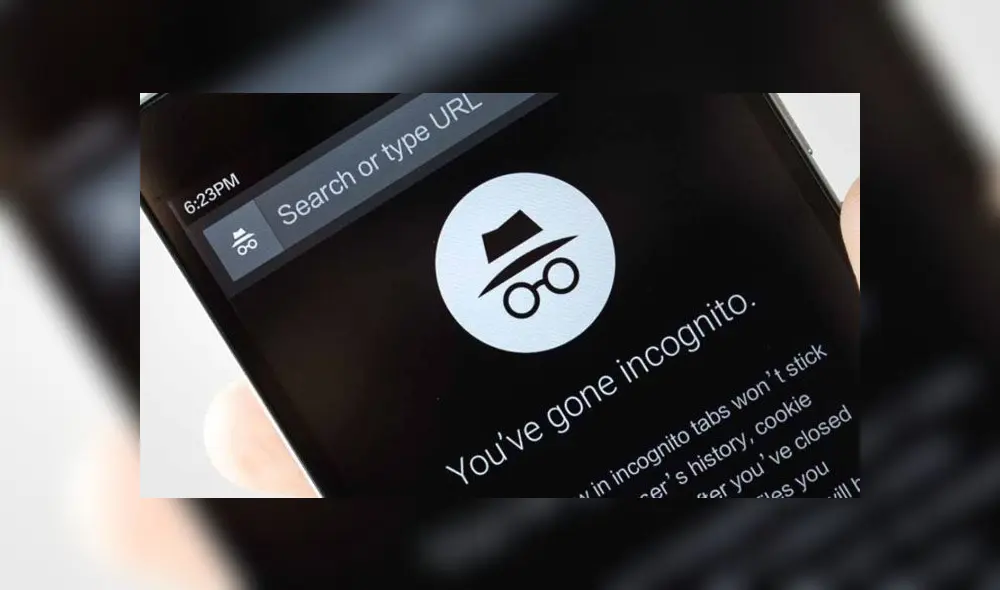 El modo incógnito de Google Chrome.