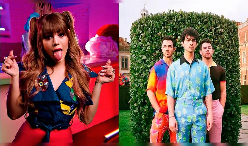 Los Jonas Brothers causan furor al bailar canción de Danna Paola 