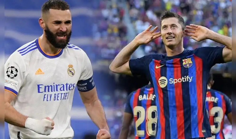 Real Madrid vs. Barcelona se enfrentarán por primera vez en el 2023. Foto: composición LR/AFP