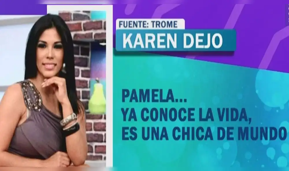 Pamela Franco responde a Karen Dejo: “Hay que controlar la lengua”