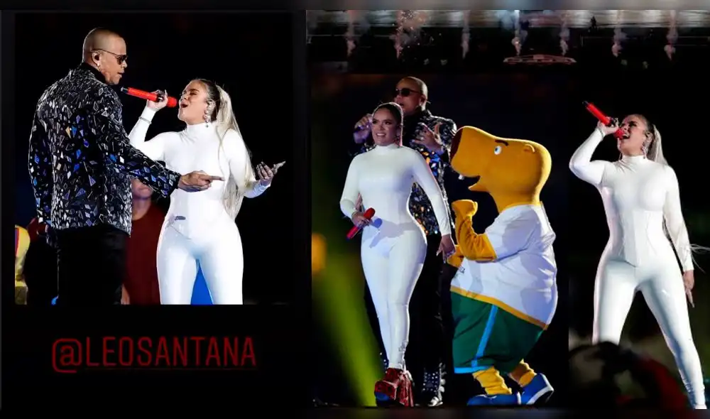 Critican a Karol G por errar hasta en el playback durante show de la Copa América