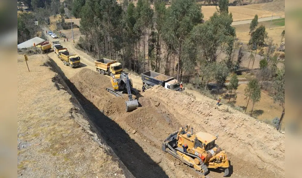 Proyecto “Mejoramiento de la Carretera Departamental JU-103''. Foto: Difusión Proyecto “Mejoramiento de la Carretera Departamental JU-103''. Foto: Difusión