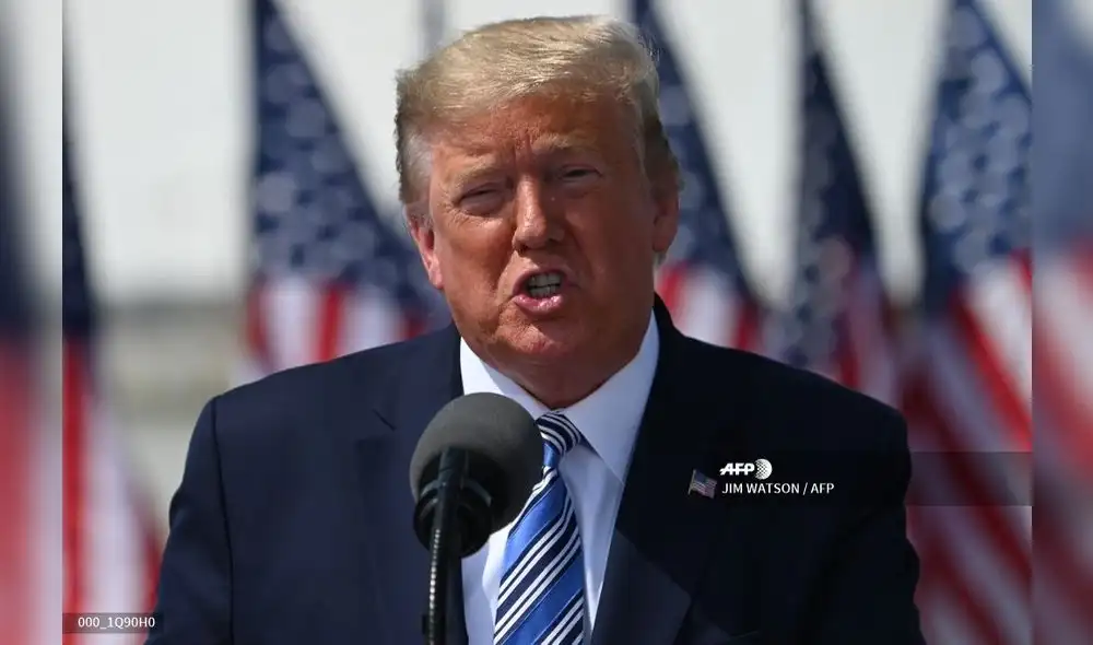 Presidente de EE. UU. señaló que evaluaba confinamiento, pero finalmente lo rechazó. Foto: AFP. Presidente de EE. UU. señaló que evaluaba confinamiento, pero finalmente lo rechazó. Foto: AFP.