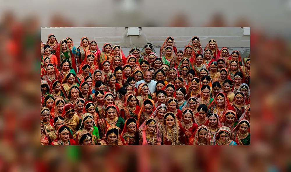 Millonario empresario financia matrimonio a cientos de mujeres huérfanas [FOTOS]