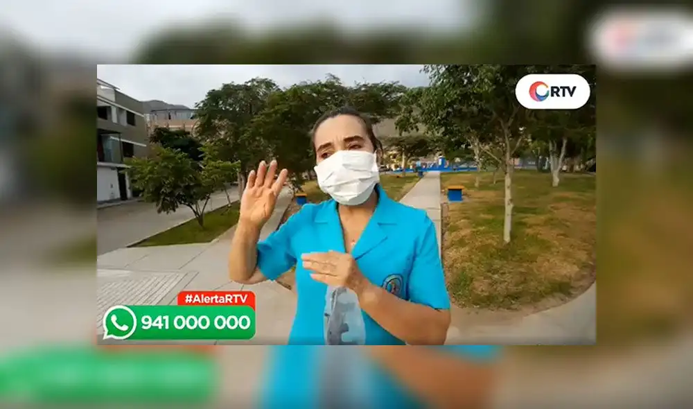 Zoila Cotrina, presidenta de la Federación de Enfermeros del Minsa, exige que se tome en cuenta el riesgo al que se somete el personal médico día a día. Foto: Captura.