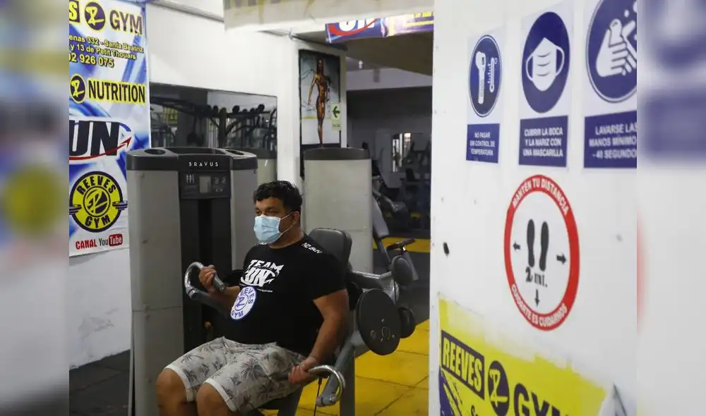 Gimnasios a la espera de reactivación. Foto: Félix Contreras / La República