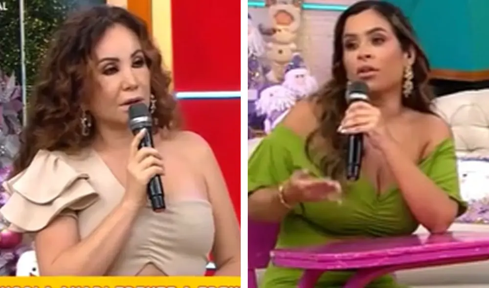 Janet Barboza y Ethel Pozo son las principales conductora de "América hoy". Foto: captura América TV