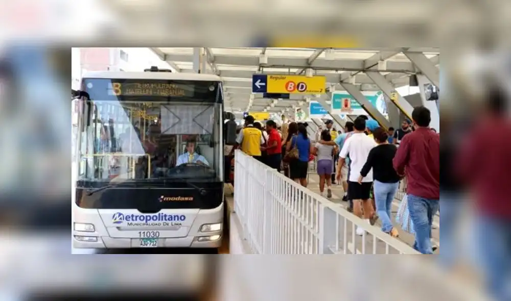 Metropolitano: servicios y rutas para hoy.