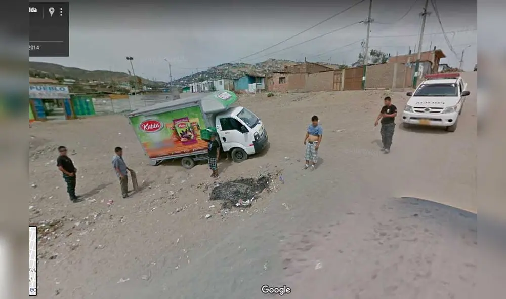 Google Maps: halla divertida escena, tras seguir curioso auto hasta Ventanilla [FOTOS]