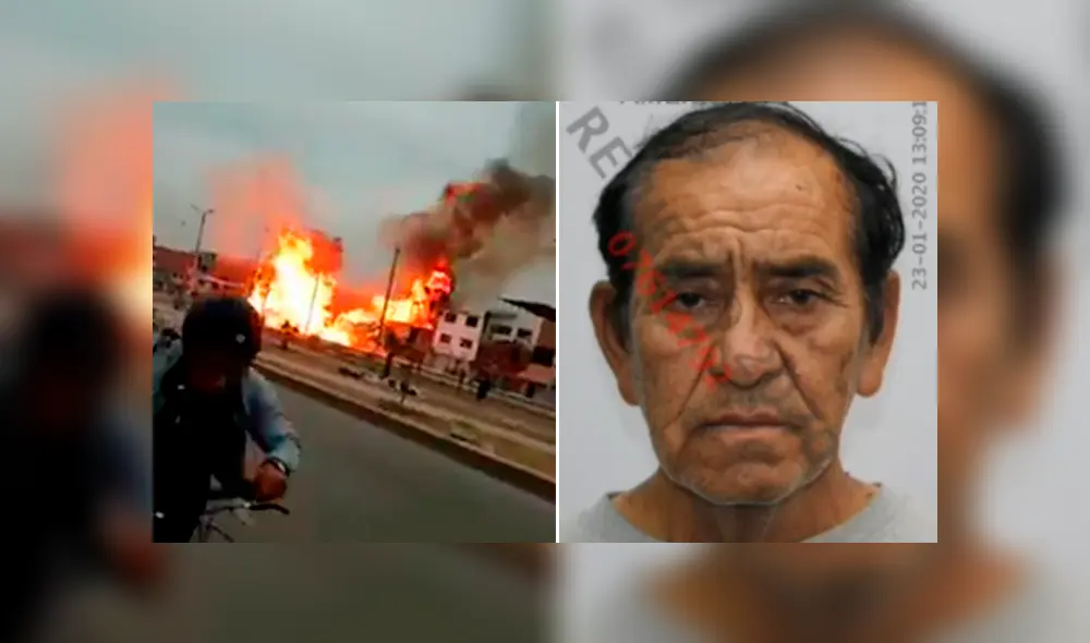 Conductor de camión cisterna se entregó a la Policía. Foto: Captura Conductor de camión cisterna se entregó a la Policía. Foto: Captura
