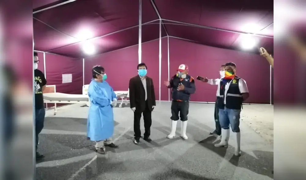 Pacientes de Sechura con coconavirus serán atendidos en estas carpas donadas por la comunidad campesina Pacientes de Sechura con coconavirus serán atendidos en estas carpas donadas por la comunidad campesina