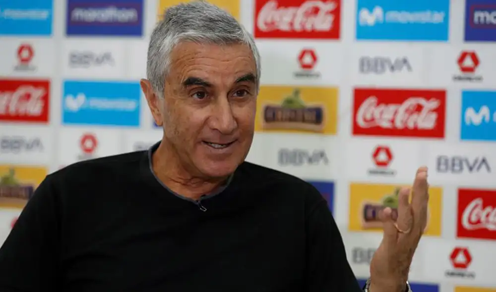 Juan Carlos Oblitas se desempeña actualmente como director deportivo de la Federación Peruana de Fútbol (FPF). Foto: EFE.