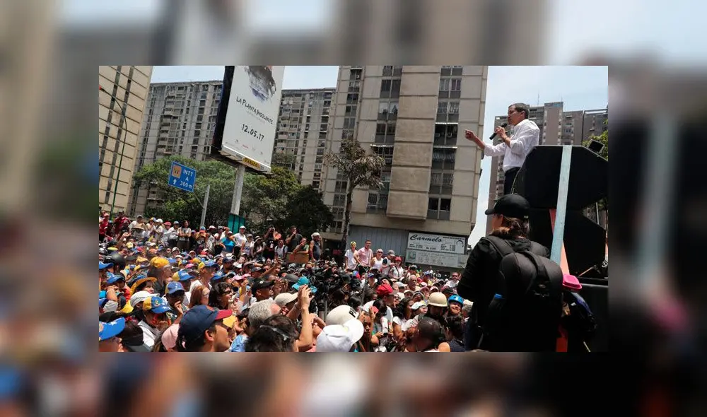 Guaidó: "La única forma de que haya un golpe de Estado en Venezuela es deteniéndome"