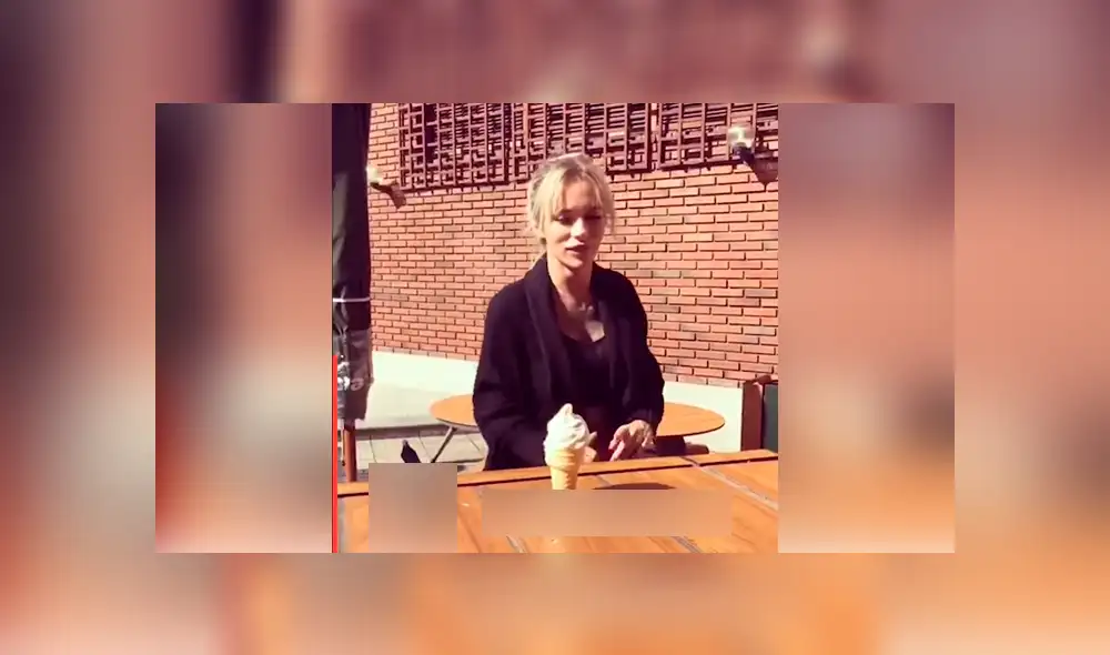 Facebook viral: Chica come de un solo mordisco enorme helado y miles quedan en shock [VIDEO] 