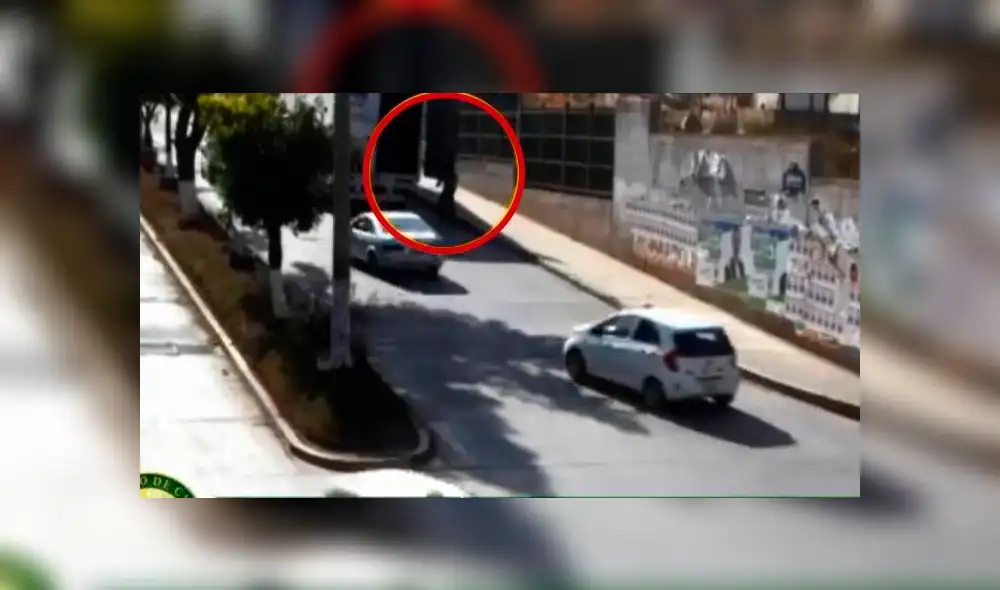 Cámaras captan como negligente chofer deja gravemente herido a un ciclista en Cusco [VIDEO]