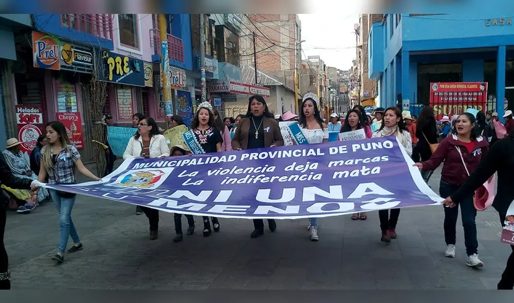 Anuncian vigilia en Puno para rechazar feminicidios