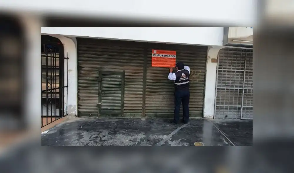 'La Encalada' fue clausurada después de un operativo de la Municipalidad de Surco. Foto: Municipalidad de Surco.