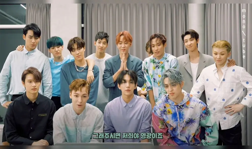 Desliza para ver más fotos de SEVENTEEN en MonoTube. Créditos: Canal de YouTube, MonoTube Desliza para ver más fotos de SEVENTEEN en MonoTube. Créditos: Canal de YouTube, MonoTube