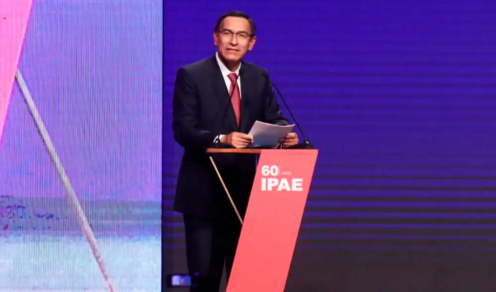 Martín Vizcarra se presentó de manera sorpresiva en la CADE 2019. Foto: Jorge Cerdán / La República. Martín Vizcarra se presentó de manera sorpresiva en la CADE 2019. Foto: Jorge Cerdán / La República.