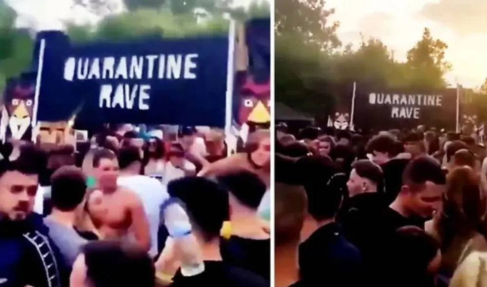 Más de 6.000 personas rompieron la cuarentena para asistir a eventos clandestinos de rave. Foto: Diario Clarín Más de 6.000 personas rompieron la cuarentena para asistir a eventos clandestinos de rave. Foto: Diario Clarín