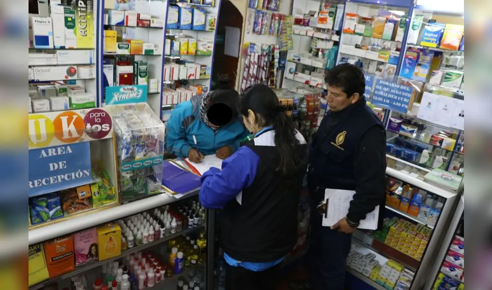Huancavelica: 15 farmacias y boticas multadas por no contar con químico farmaceútico