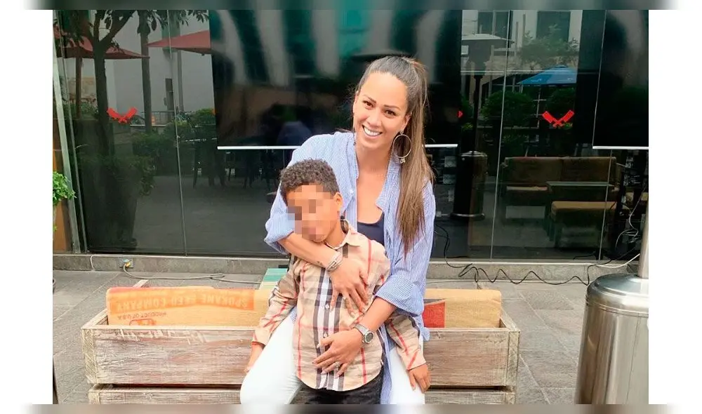 Melissa Klug y su hijo  Foto: Instagram