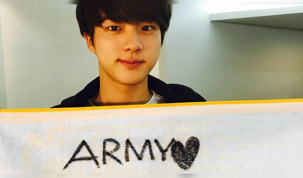 Jin hace curiosa petición a sus ARMY.