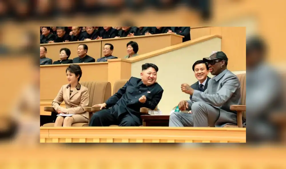 Dennis Rodman y Kim Jong-un Dennis Rodman y Kim Jong-un