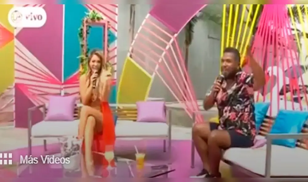 Sheyla Rojas y Choca Mandros conductores de América televisión