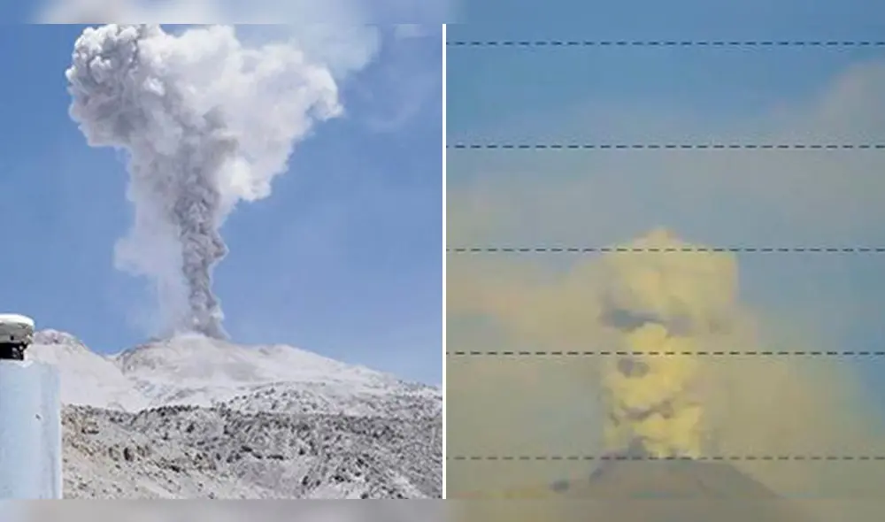 Volcan Sabancaya Volcan Sabancaya