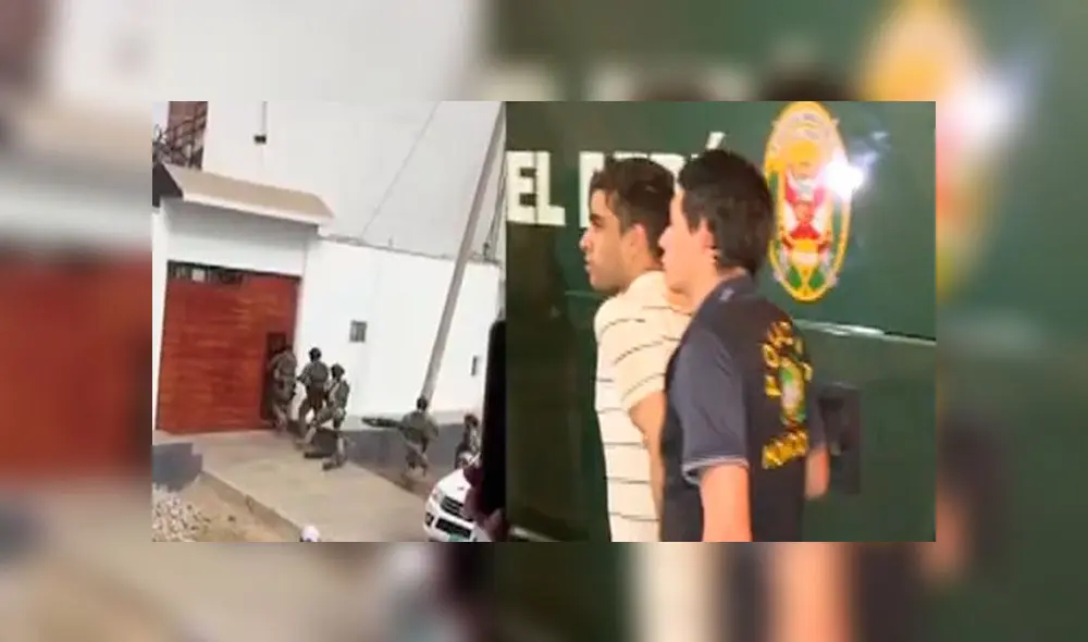 Llevan a sede de Dirincri a 124 presuntos criminales detenidos en hotel de Punta Negra. Créditos: Captura Panamericana Televisión.